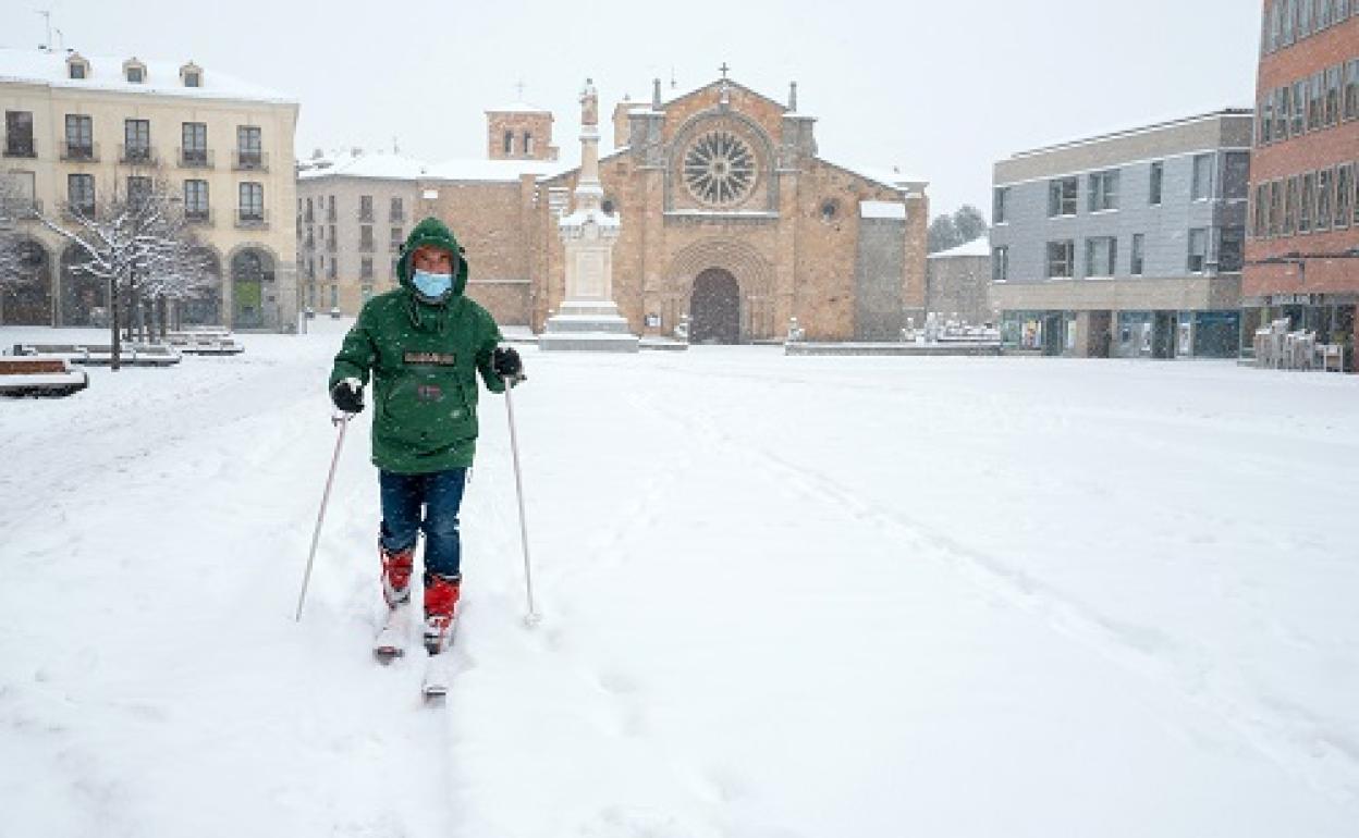 El Temporal Filomena Cubre De Nieve Vila El Norte De Castilla